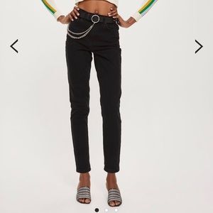 Black TopShop Mom Jeans